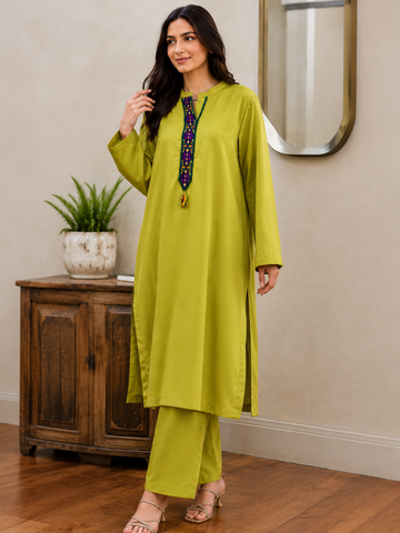 New Fashion Embroidered Shirt with trouser