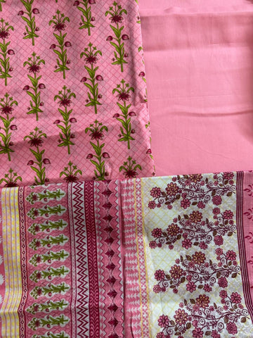 Three piece Printed Lawn